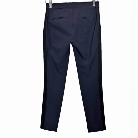 Rebecca Taylor Ava Techy Slim Pants Tuxedo Stripe - Picture 5 of 13